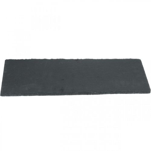Article Ardoise longue, plateau décoratif pierre naturelle 40×13cm 2pcs