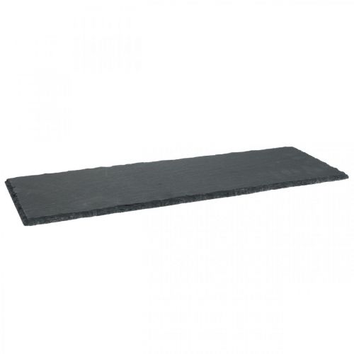 Article Ardoise longue, plateau décoratif pierre naturelle 40×13cm 2pcs
