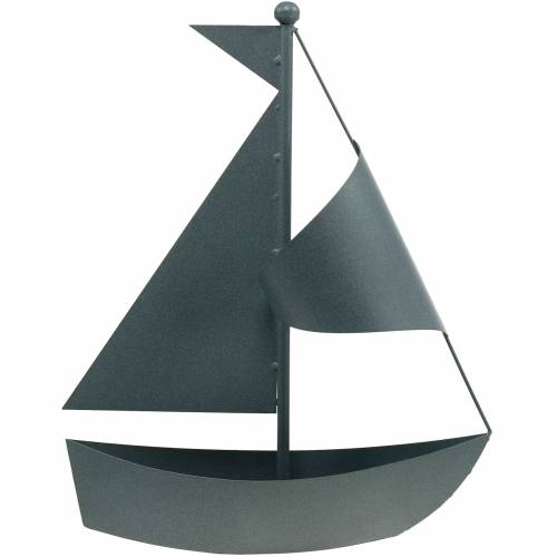 Floristik24 Voilier pour planter du métal 44cm × 34cm