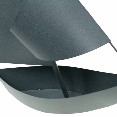 Floristik24 Voilier pour planter du métal 44cm × 34cm