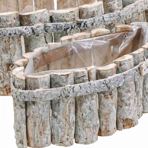 Floristik24 Coupe à plantes, bac à plantes en bois, jardinière L37.5/28cm H10/9cm lot de 2