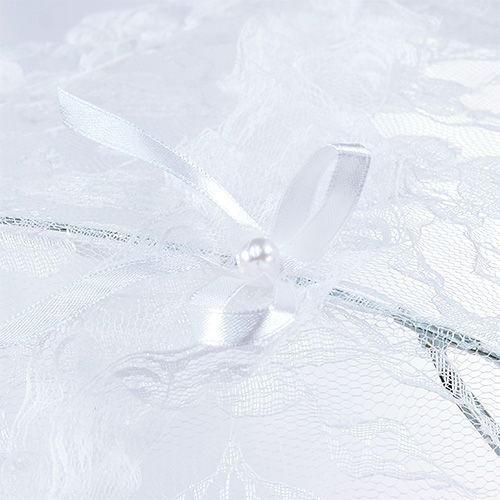Floristik24 Parapluie avec dentelle blanc Ø60cm L80,5cm