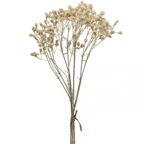 Floristik24 Gypsophile Artificielle Crème Gypsophile 46cm bouquet de 3 pièces