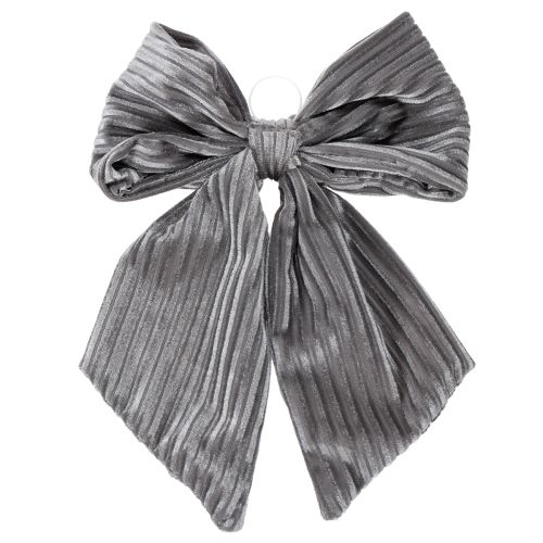 Nœud décoratif à suspendre, nœud de Noël, velours côtelé, 24 cm, lot de 2 | Floristik24.be