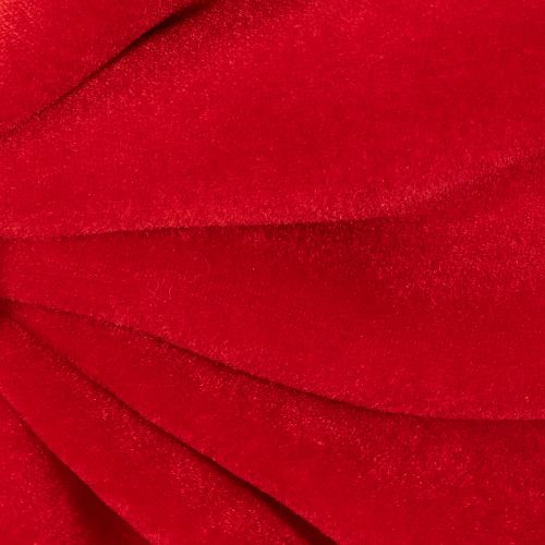 Nœud décoratif rouge, grand nœud en velours pour fenêtre ou porte, 50 cm | Floristik24.be