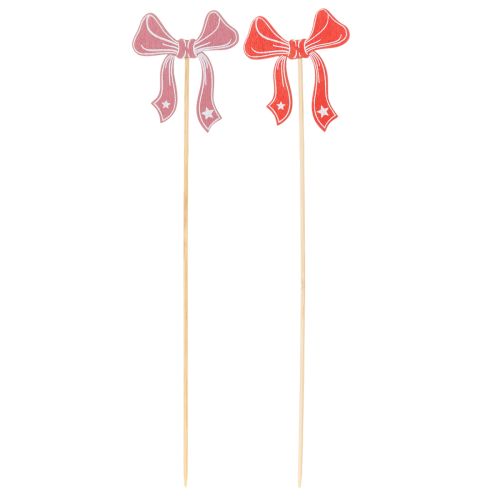 Pics décoratifs à fleurs en forme de nœud, 32 cm, lot de 12 | Floristik24.be