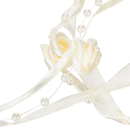 Article Ruban Valentino crème 15 mm 5 m