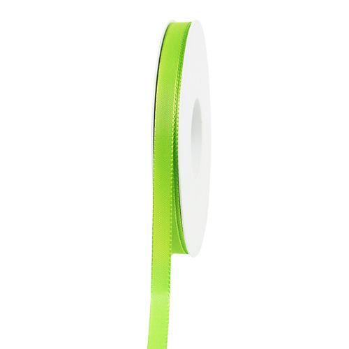 Ruban cadeau vert pomme 8mm 50m