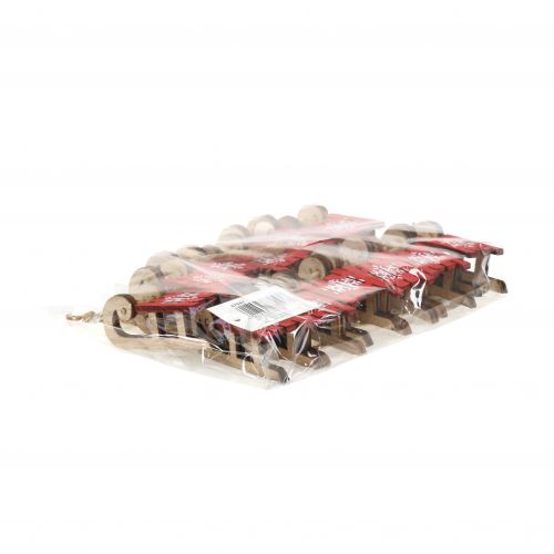 Article Traîneau suspendu rouge 4cm 12pcs