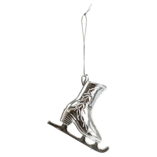Floristik24 Patin à glace argent 10cm 16 pcs