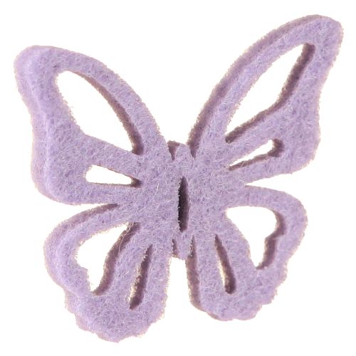 Article Papillons en feutre colorés – Papillons décoratifs de printemps 6 couleurs 4cm 72 pcs