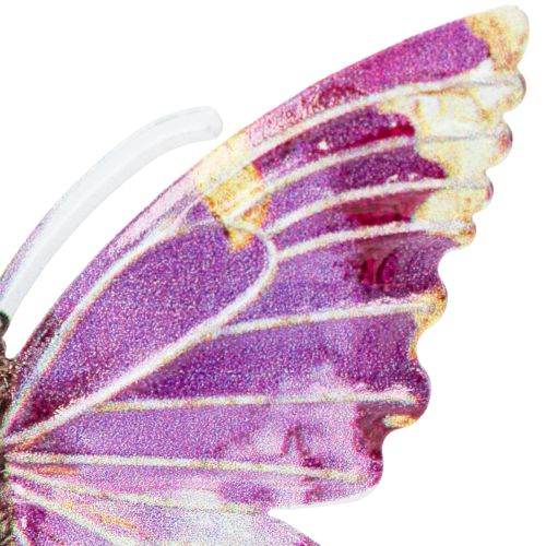 Floristik24 Pendentif papillon décoratif pour embellir votre intérieur, 8 cm, lot de 5