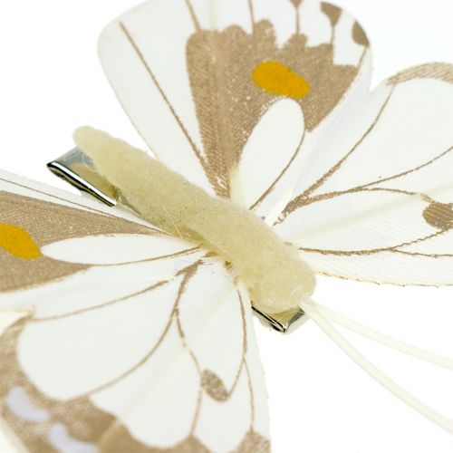 Article Papillon sur le clip 8cm 8pcs