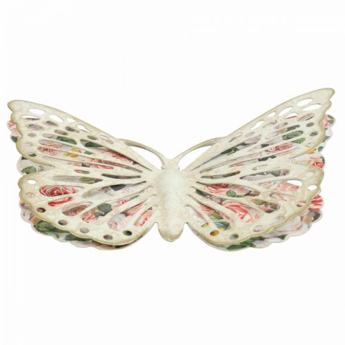 Floristik24 Décoration murale métal déco papillon style campagne L21,5cm