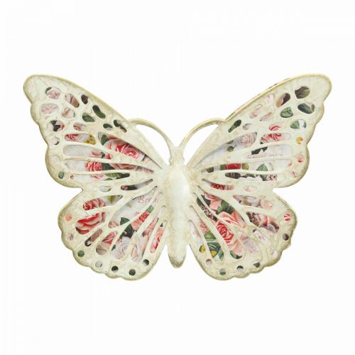 Décoration murale métal déco papillon style campagne  L21,5cm-08701