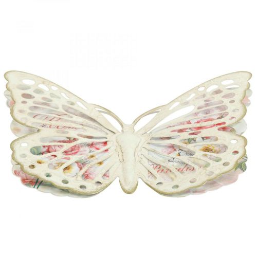 Article Décoration murale métal déco papillon style campagne L29,5cm