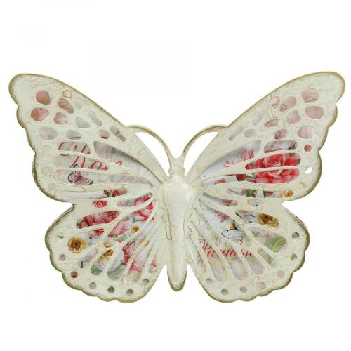 Floristik24 Décoration murale métal déco papillon style campagne L29,5cm