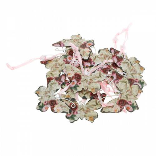 Floristik24 Papillon à suspendre métal déco cintre 7cm décoration printanière 12pcs