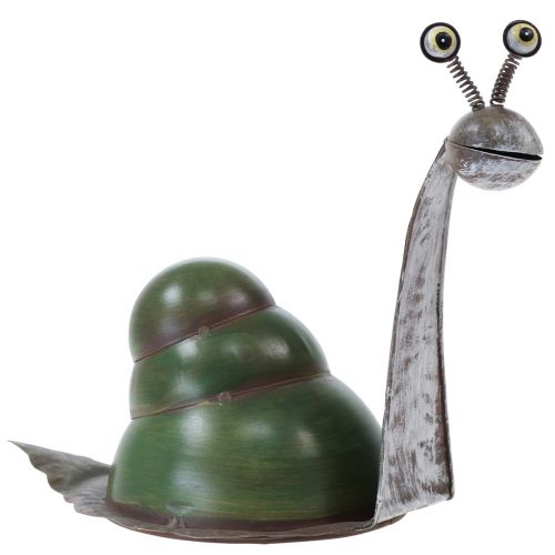 Floristik24 Déco escargot décoration métal figure décoration jardin 26x14x20cm