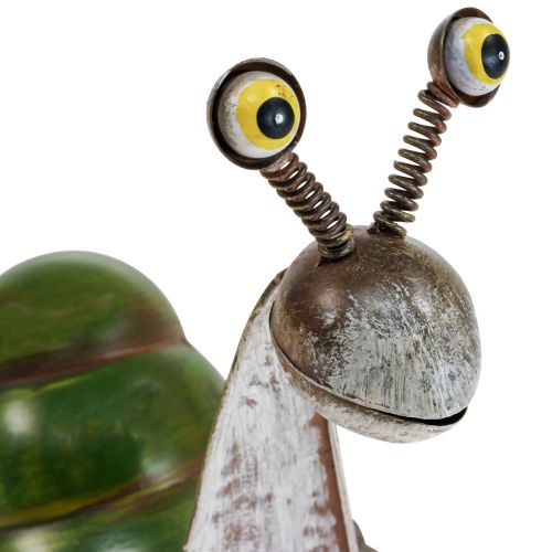 Floristik24 Déco escargot décoration métal figure décoration jardin 26x14x20cm