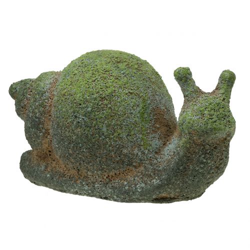 Floristik24 Figurine de jardin escargot moussu 31cm x 17cm H17cm