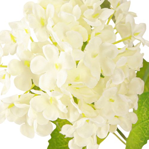 Article Branche de viorne artificielle boule de neige fleurs blanches L90cm