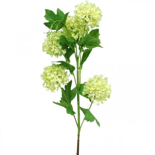 Article Boule de neige artificielle, branche déco, plante artificielle verte Ø6.5cm L78cm