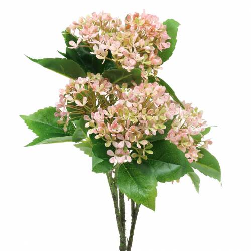 Floristik24 Boule boule de neige vert rose blanc artificiel 49cm