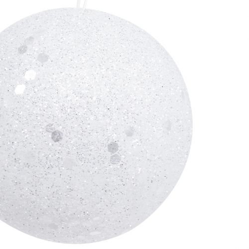 Article Boule à neige décorative à suspendre Ø6cm 12pcs