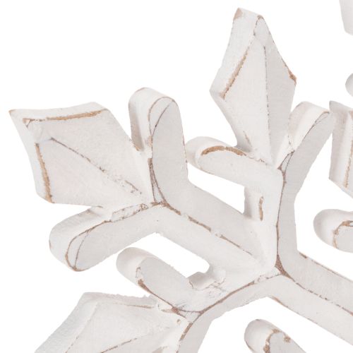 Grand flocon de neige décoratif, décoration à suspendre, 30 cm | Floristik24.be