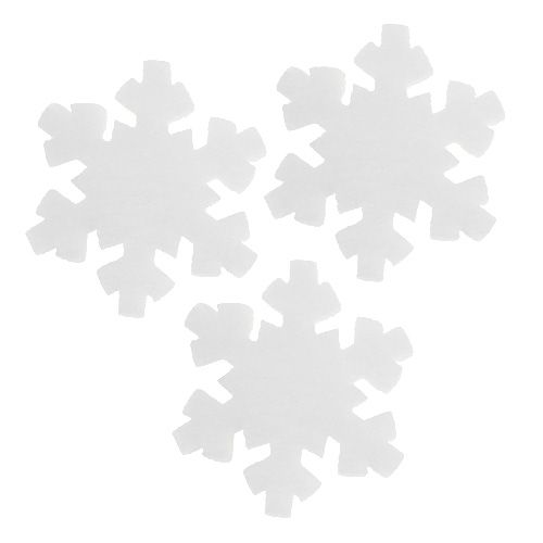 Flocon de neige blanc 7cm 8pcs