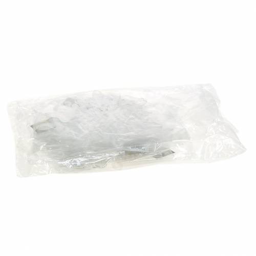 Floristik24 Flocon de neige à accrocher 14.5cm transparent, paillettes 12pcs