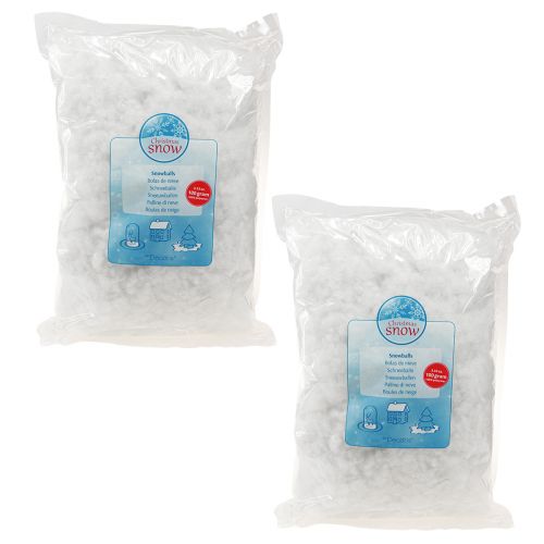 Article Flocons de neige floconneux artificiels blanc neige 100g × 4pcs