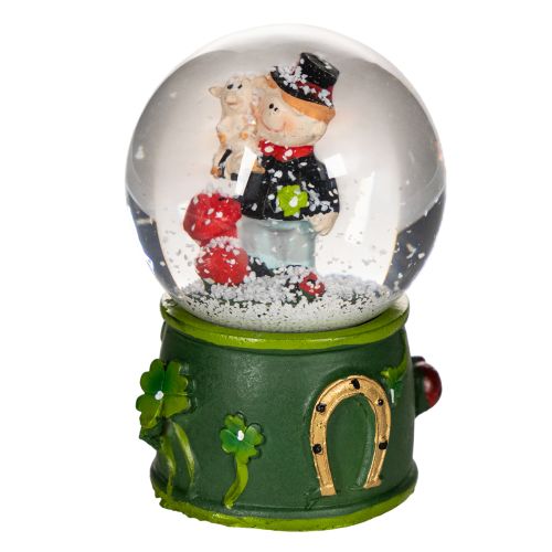 Boule à neige porte-bonheur avec figurine de ramoneur, 4 cm, 3 pièces | Floristik24.be