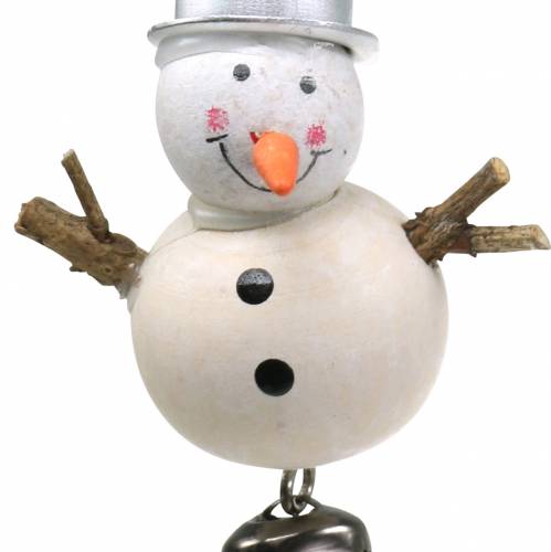 Floristik24 Décorations de sapin de Noël bonhomme de neige à accrocher 7cm 6pcs
