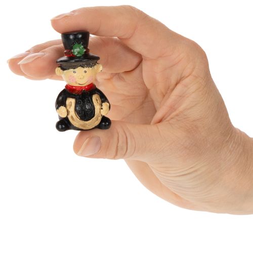 Figurine porte-bonheur de ramoneur à coller, 5 cm, lot de 6 | Floristik24.be