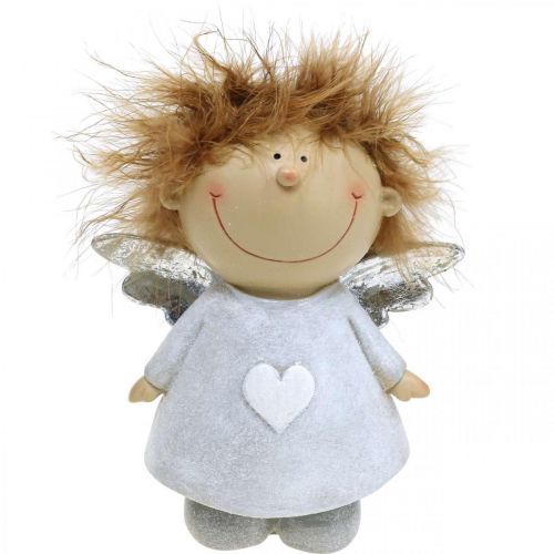 Floristik24 Ange gardien, décoration de l&#39;Avent, ange de Noël, ange rigolo H16cm
