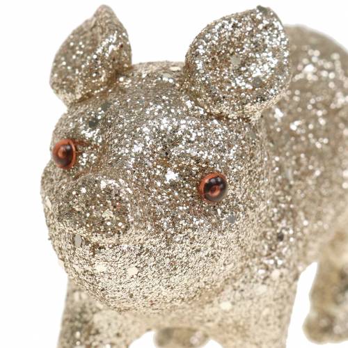 Floristik24 Champagne Paillettes Décoratives 10cm 8pcs