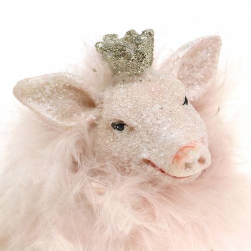Floristik24 Porte-bonheur cochon Figure à décorer 9cm 2pcs