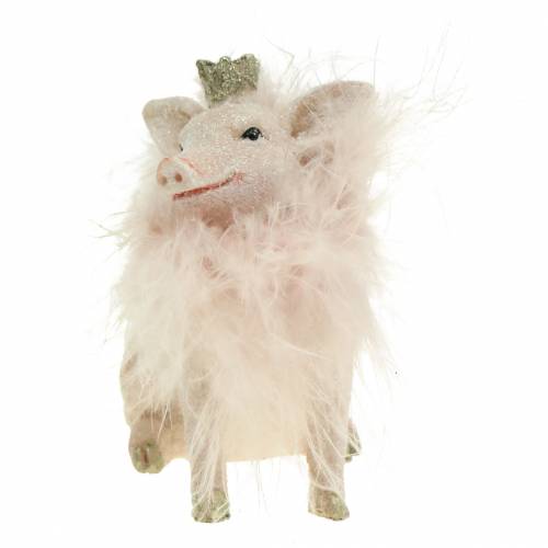 Floristik24 Porte-bonheur cochon Figure à décorer 9cm 2pcs