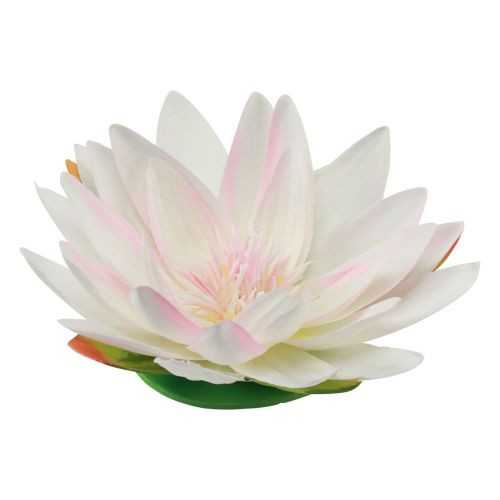 Article Nénuphars artificiels flottants pour décoration de table, blanc, rose, Ø15cm, 2 pièces