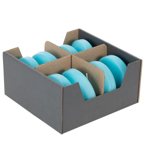 Article Bougie flottante ronde, idéale pour les décorations festives, les événements, les bassins et les tables, 8 cm, lot de 8.