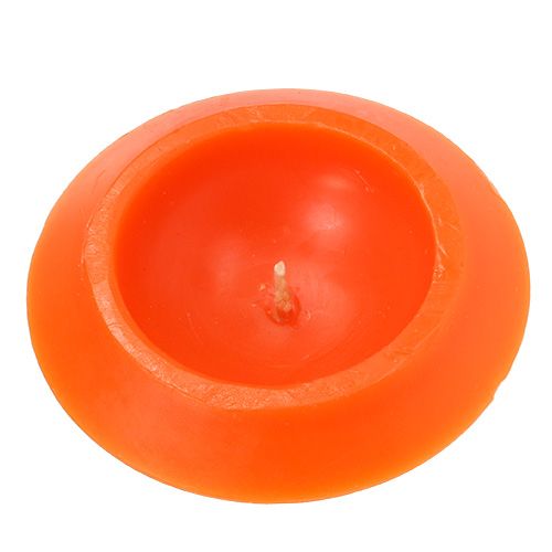 Article Bougie flottante orange Ø 13 cm