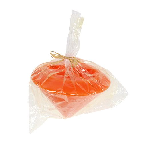 Floristik24 Bougie flottante orange Ø 13 cm