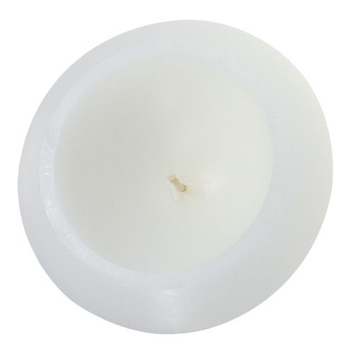 Floristik24 Bougie flottante blanche Ø 16 cm