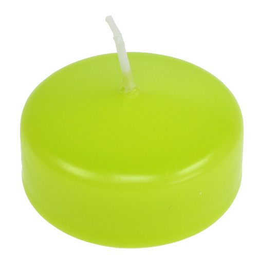 Article Bougies flottantes vertes 4,5 cm 8 pièces