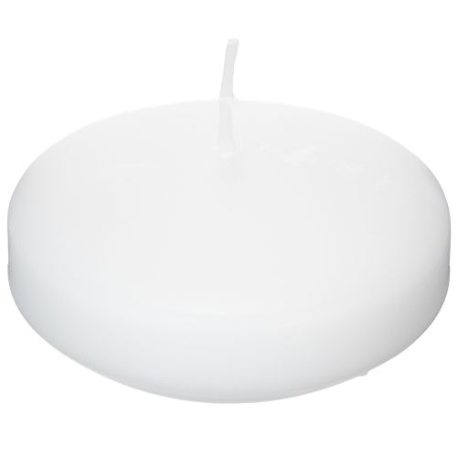 Floristik24 Bougie flottante pour soirées romantiques ou décorations festives, convient également à une utilisation extérieure. 8 cm, 8 cm de hauteur, lot de 8.