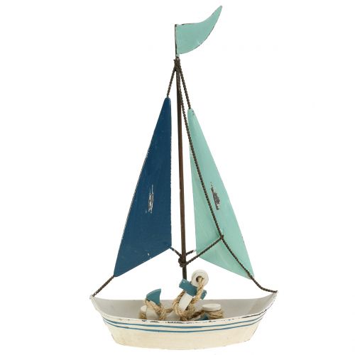 Floristik24 Voilier décoratif en métal H26cm