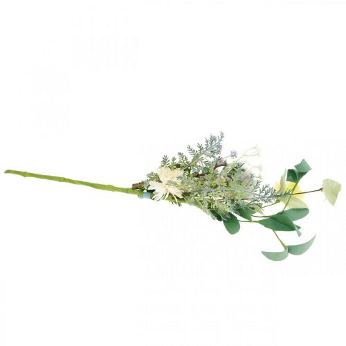 Floristik24 Bouquet de fleurs en soie, décoration estivale, chrysanthèmes et chardon globe, fleurs artificielles L50cm