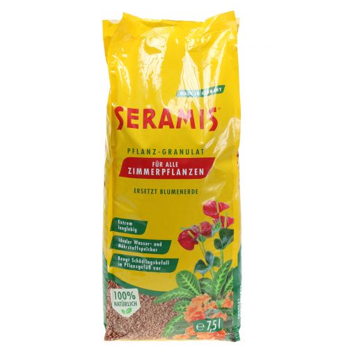 Granules végétales Seramis® pour plantes d&#39;intérieur (7,5 litres)